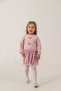 Girl's Heart-Shaped Tulle Pink Cotton Casual Holiday Dress (3-4-5-6 Years Old) - 3