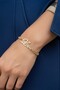 Gold Handwritten Love Chain Bracelet