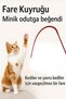 Delirten Rod Attracts Paws Silicone Cat Fishing Rod Mouse Tail Cat Toy Flexible Cat Play Stick - 6