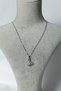 Women's Lilac Stone Swan Design Steel Necklace - 5