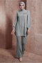 SLIP DETAILED TROUSERS 70706 - 3