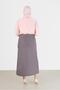 Leather-Detail Plus Size Skirt 60217 - 3