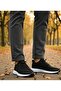 Men's Black Genuine Leather Casual Shoes 9126 - 5
