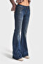 Women's T.Kot Color 2w5-8 SWL Mid Rise Flare Fit Super Stretchy Fabric Flared Denim Jean