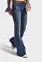 Women's T.Kot Color 2w5-8 SWL Mid Rise Flare Fit Super Stretchy Fabric Flared Denim Jean - 7