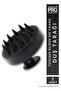 Black Soft Silicone Hair Care Massage Comb Shower Hair Leather Massage Brush