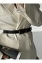 Square Antique Buckle Bridged Women's Belt, Trouser Belt, Coat Belt, Dress Belt - 8