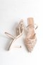 Kelly Lace Beading Women's High Heel Shoes - 5