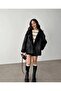 Shepherd's Buttoned Plush Laminated Coat - 4