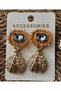 Zra Model Steel Stone Women's Earrings - 3