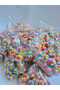 Cat Play Ball with Colorful Pompom and Sound - 7 Cm - 7