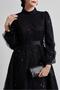 فستان سهرة مطرز بالترتر PUL 50507 - 4