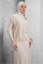 Brooch Detail Skirt Suit 44911 - 2