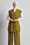 Belted Trousers Suit 45382 - 2