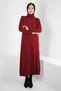 RUFFY COLLAR KNITWEAR DRESS 44005 - 2