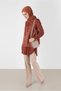 SHIRT PIECE DETAIL DEGAJE COLLAR CHANIL VELVET TUNIC 42397 - 3