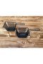 Metal Square Potato and Snack Presentation Basket 2 Pieces - 3