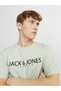 Jprblajack Ss Tee Crew Neck Fst Ln Men's T-shirt12256971 Green Tint - 7