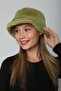 Cagla Soft Textured Soft Textured Plush Bucket Women's Hat - 3