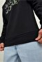 Kapüsonlu Baskili Sweatshirt - 6