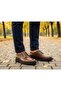 Genuine Leather Men's Classic Brown Shoes Thick Sole Orthopedic Lightweight Comfortable Sturdy 360 - 6