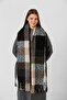 Mink Thick Boucle Scarf Women's Shawl 45x200 cm - 4