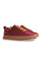 Genuine Leather Men's Lace-Up Burgundy Nubuck Sneaker Shoes Wesley - 2