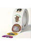 500 Pieces of English Success Motivational Sticker Paste Roll with Practical Animals for Teachers - 2