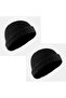 2 Pieces Short Beanie Hipster Beanie Skullcap Beanie Leon Beret Hip Hop Skullcap