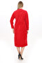 Premium Velvet Plus Size Dress with Embroidery and Stone Work on the Bust Detail - 2