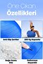 65 cm Pilates Ball and Pump Set |   Suitable for Height 155-170 cm Durable Anti-Slip Blue - 3
