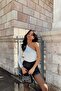 One shoulder white top - 5