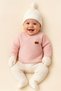 Newborn Girl - Boy Baby Hospital Discharge Set 5 Pieces 100% Cotton Waffle Fabric - 5