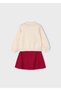 Red Girl's Sweater Skirt Set 4932 - 5