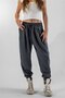 Women's Pleated Jacquard Shalwar Trousers