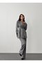 Long Sleeve Long Length Lined Jacket Pants Casual Classic Stylish Women's Suit - 4