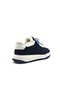 Black Color Women's Suede Sneaker Shoes with Fur Inside - 3