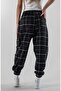 Women's Pleated Jacquard Shalwar Trousers - 3