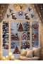 One Direction, Black Pitikare Patterned Christmas Ornament, Wall, Glass, Sticker 15 Pieces - 5