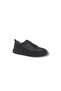 Serra 1453 Men's Black Lace-Up Genuine Leather Thick Sole Casual Shoes - 2