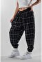 Women's Pleated Jacquard Shalwar Trousers - 4