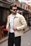 Basic Oversize Leather Jacket - Iconic Design with Double Zipper