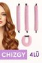 4-Pack Welsoft Hair Styling Curler, Heatless, No Frizz, Provides Easy Grip When Curling Hair