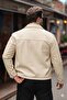 Basic Oversize Leather Jacket - Iconic Design with Double Zipper - 4