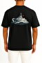 Oversize Tcg Kınalıada F-514 Unisex T-Shirt with Pocket and Back Design - 2