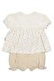Organic Single Layer Double Pajama Set Without Socks 2-Piece (Organic My Mushroom) Beige - 2