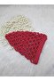 Red Silvery Crochet Hat/Souvenir/Derya Baykal/Special Design Christmas Gift - 3