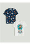 Lcw kids bicycle collar printed boys' t-shirt 2-pack - 8