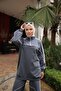 Modest Tracksuit Set Two-Piece Set Zippered Neck - 5
