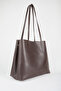 Women's Aster Bitter Brown Faux Leather Snap-On Foldable and Closure Handbag and Shoulder Bag - 3